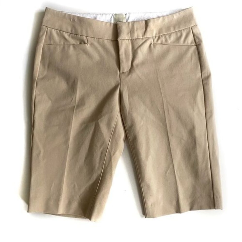 Ecru Tan Trouser Shorts - 0